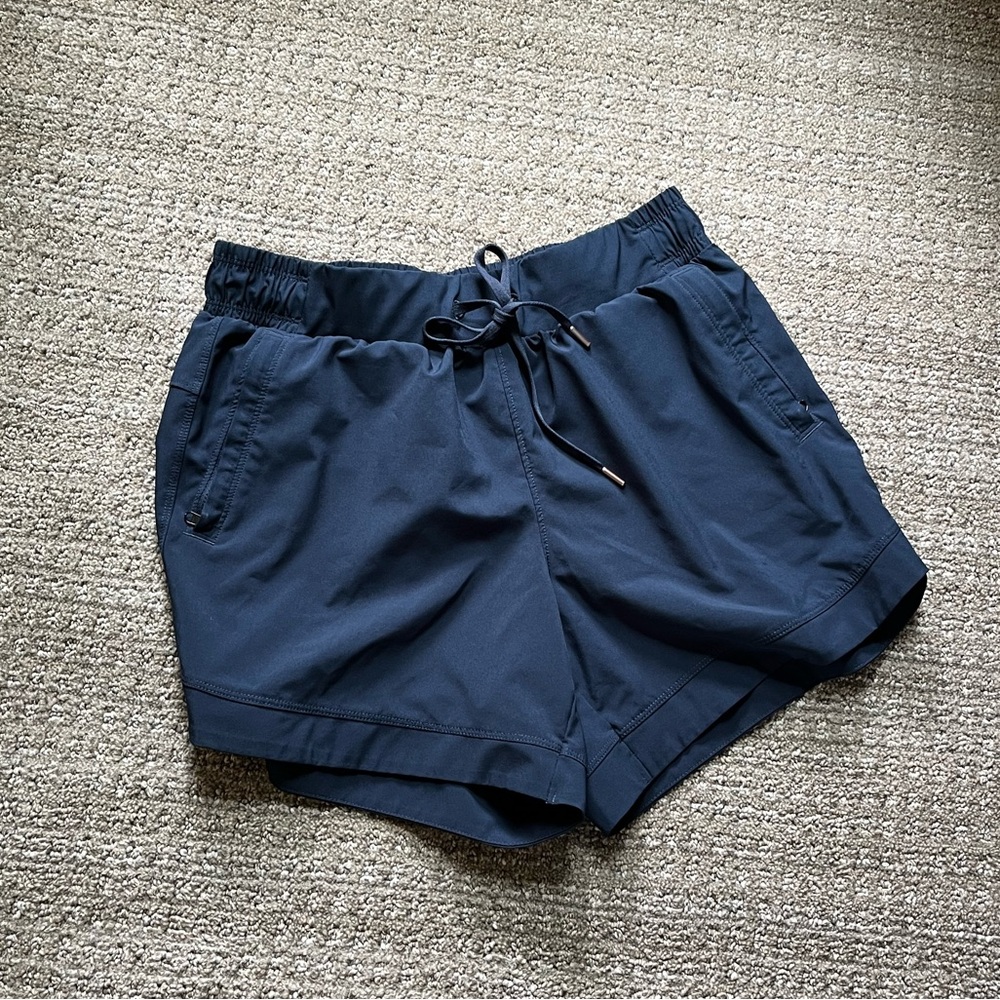 CALIA 5” Athletic Shorts Navy Blue XS